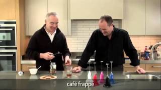 How to make a frappé coffee using an aerolatte milk frother [upl. by Heng]