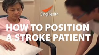 How To Position A Stroke Patient [upl. by Annais]