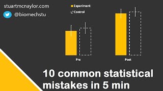 Ten Statistical Mistakes in 5 Min [upl. by Naitirb]