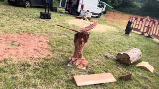 A fabulous range of wooden sculpture at Caerleon festival 2024 [upl. by Debo]