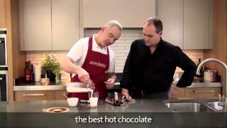 How to make a hot chocolate using an aerolatte milk frother [upl. by Eyks]