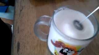 Aerolatte Review Frothing Cold Milk In Under 1 Minute [upl. by Flavius]